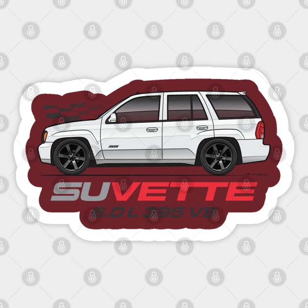 SuVette White GW Sticker by JRCustoms44